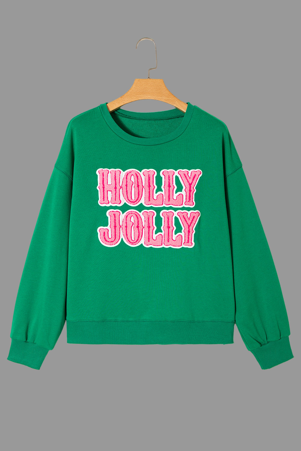 Luz Embroidered Christmas Holiday Sweatshirt