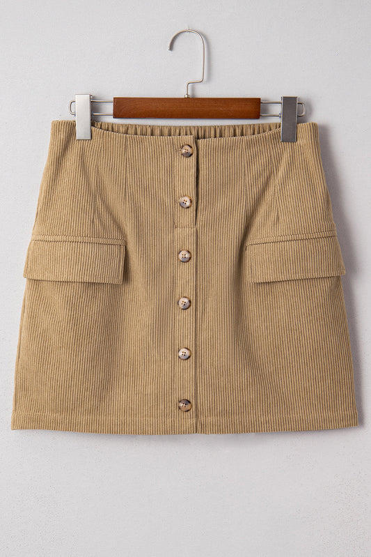 Xiomara Front Faux Mini Skirt