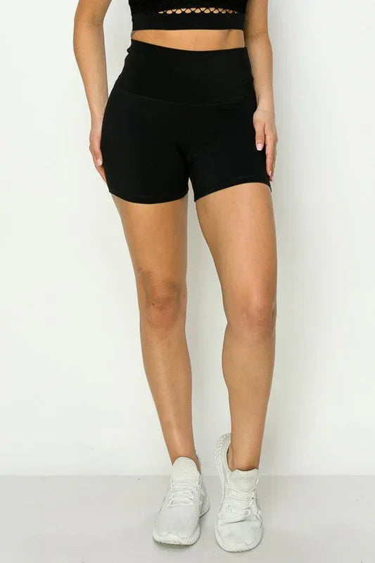 Buttery-Soft Activewear Biker Shorts 4 In. Inseam - BeautySecrets4u