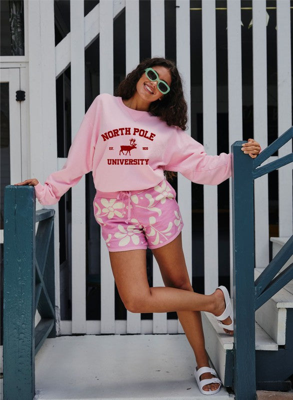 North Pole University Crewneck Sweatshirt - BeautySecrets4u