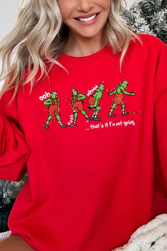Grinch Dance Funny Christmas Graphic Sweatshirt - BeautySecrets4u