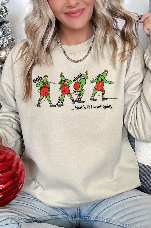 Grinch Dance Funny Christmas Graphic Sweatshirt - BeautySecrets4u