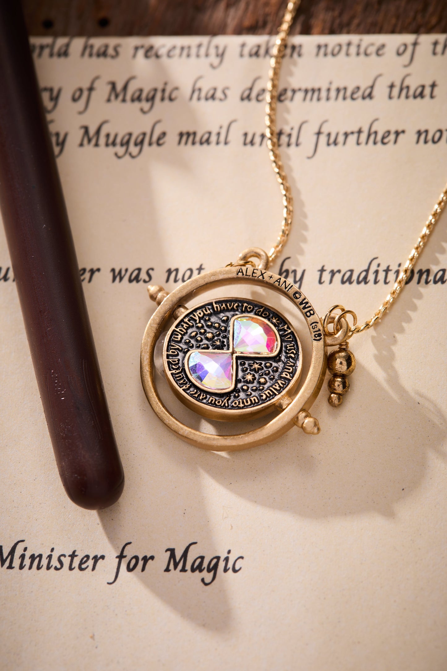 Harry Potter™ Time Turner Spinner Necklace