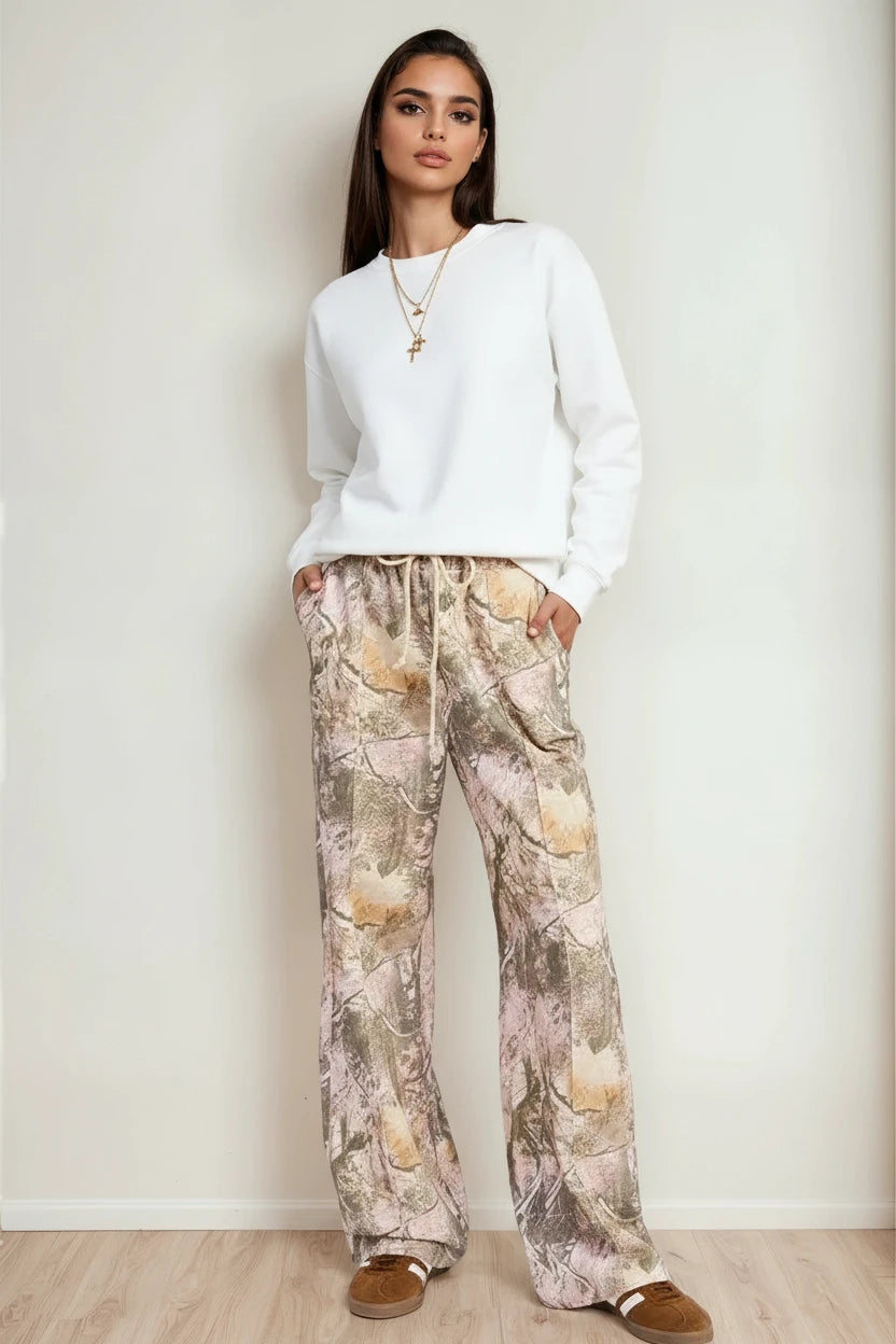 WOODLAND CAMO SWEATPANTS