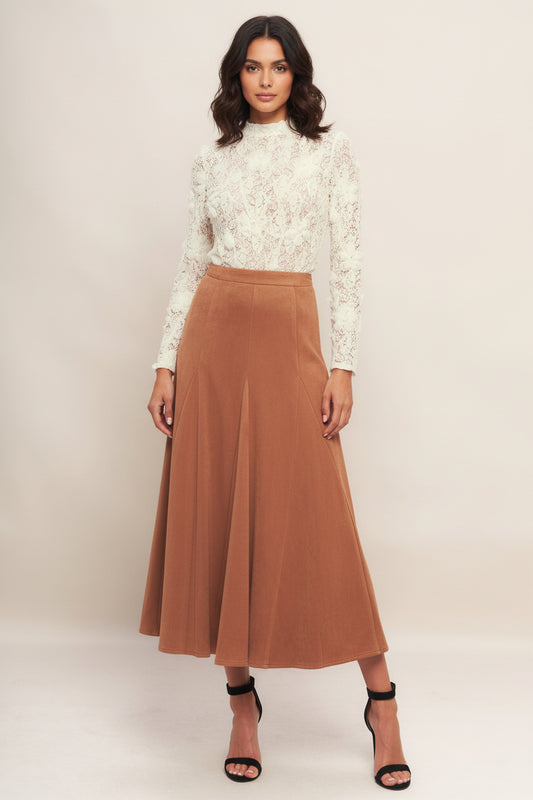 ROMANTIC SHEER FLORAL SWEATER TOP - BeautySecrets4u