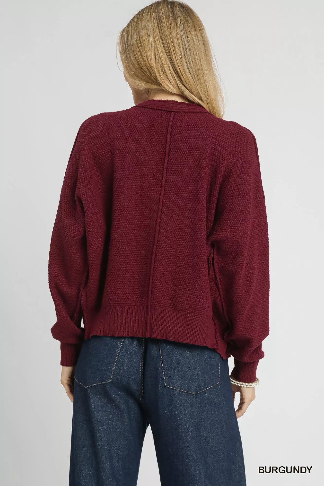 Chunky Cable Knit V-Neck Button-Up Cardigan - BeautySecrets4u