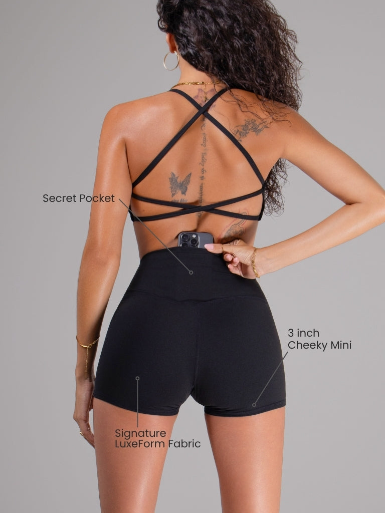 LuxeForm Mini Sculpting Shorts | 3 inch